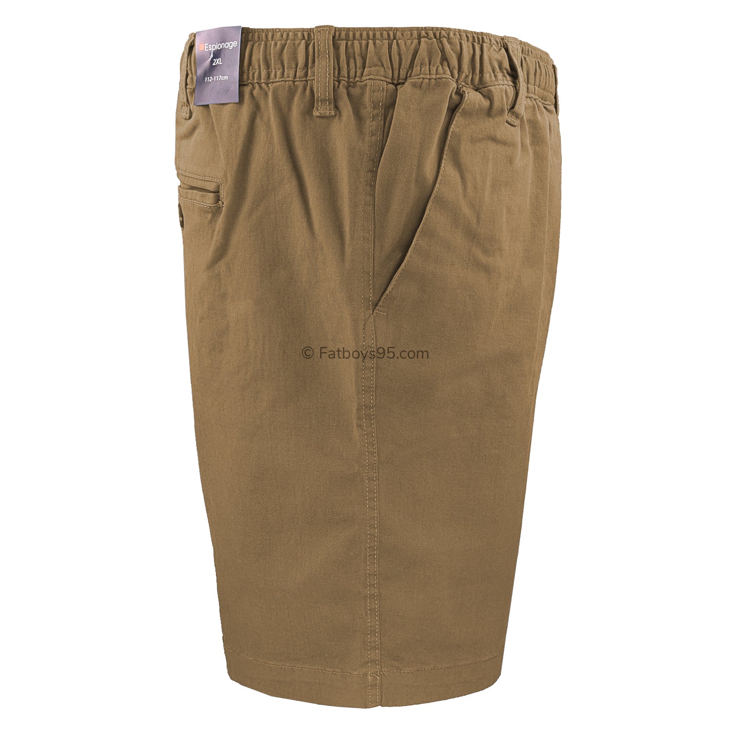 Espionage Stretch Rugby Shorts - ST019A - Dark Sand 6