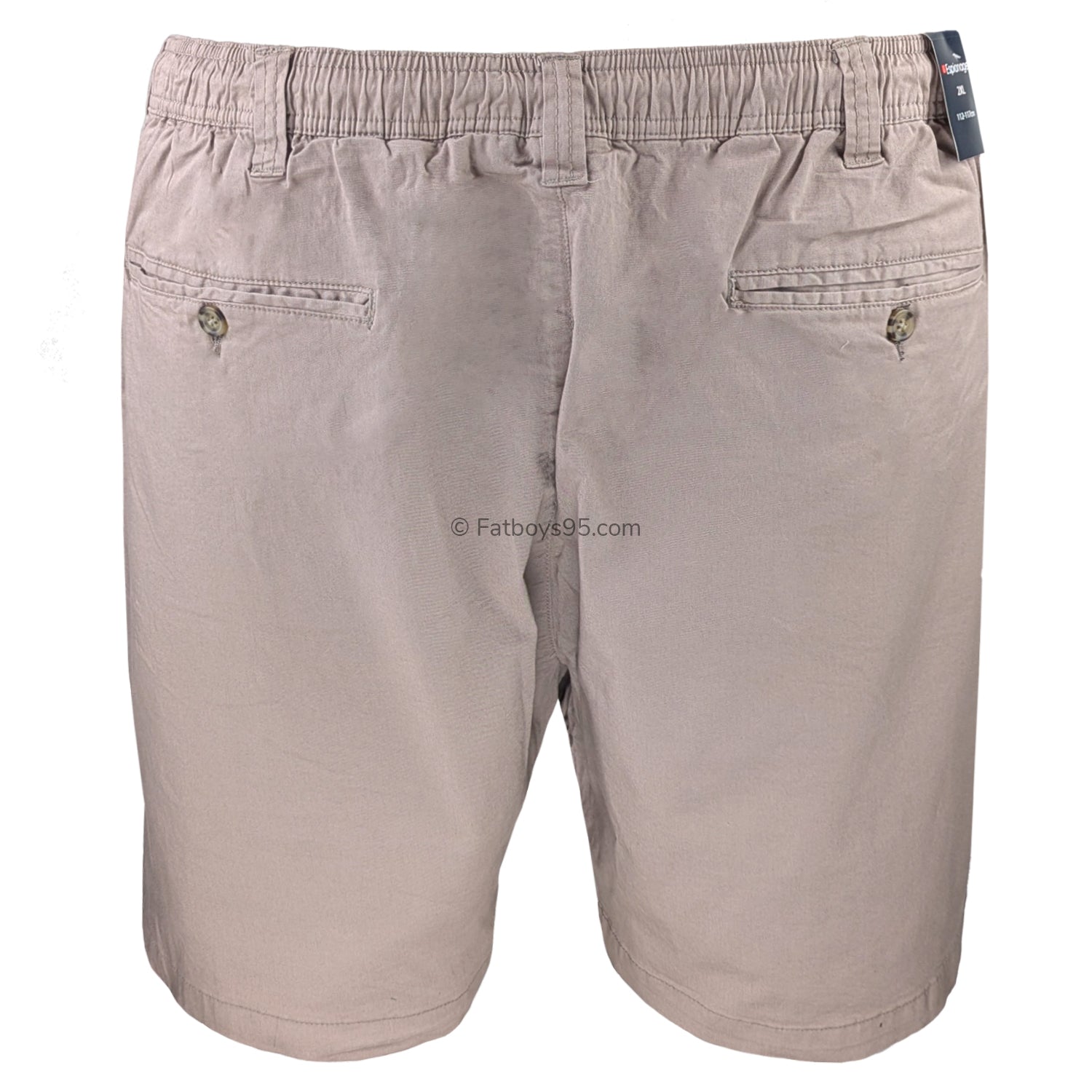 Espionage Stretch Rugby Shorts - ST019A - Soft Taupe 4