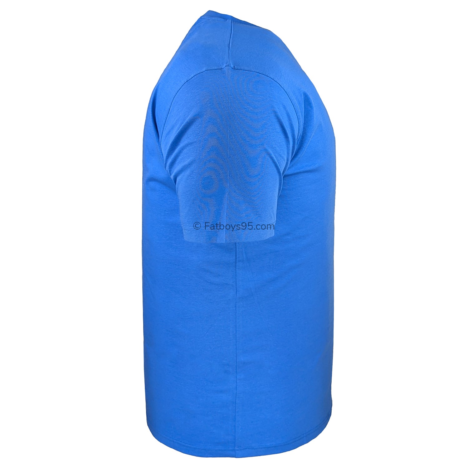 Espionage Plain Round Neck T-Shirt - T015 - Azure Blue 5