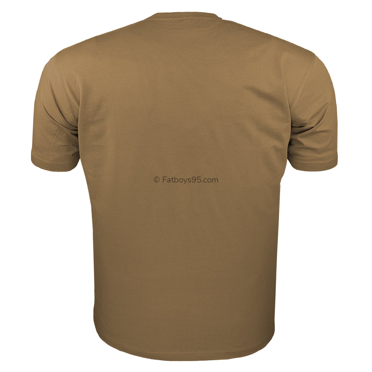 Espionage Plain Round Neck T-Shirt - T015 - Ochre 3