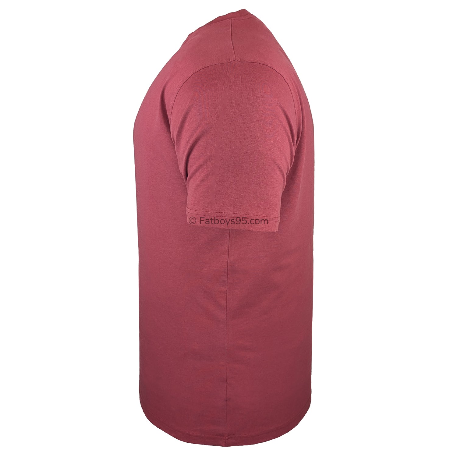 Espionage Plain Round Neck T-Shirt - T015 - Ruby 4