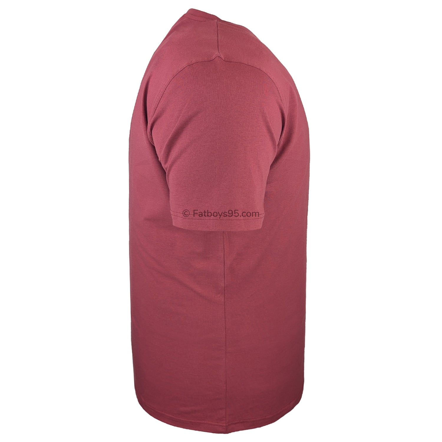 Espionage Plain Round Neck T-Shirt - T015 - Ruby 5