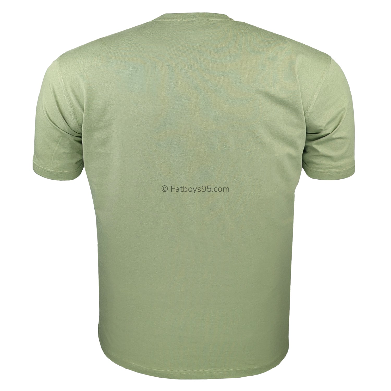 Espionage Plain Round Neck T-Shirt - T015 - Sage 3