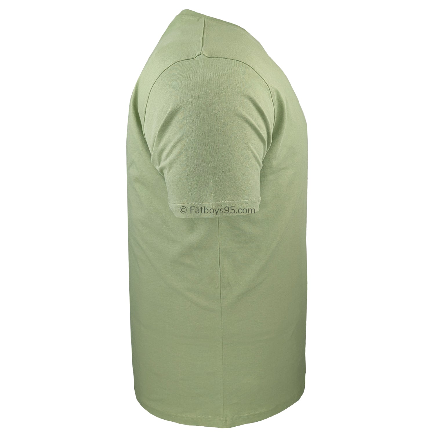 Espionage Plain Round Neck T-Shirt - T015 - Sage 5