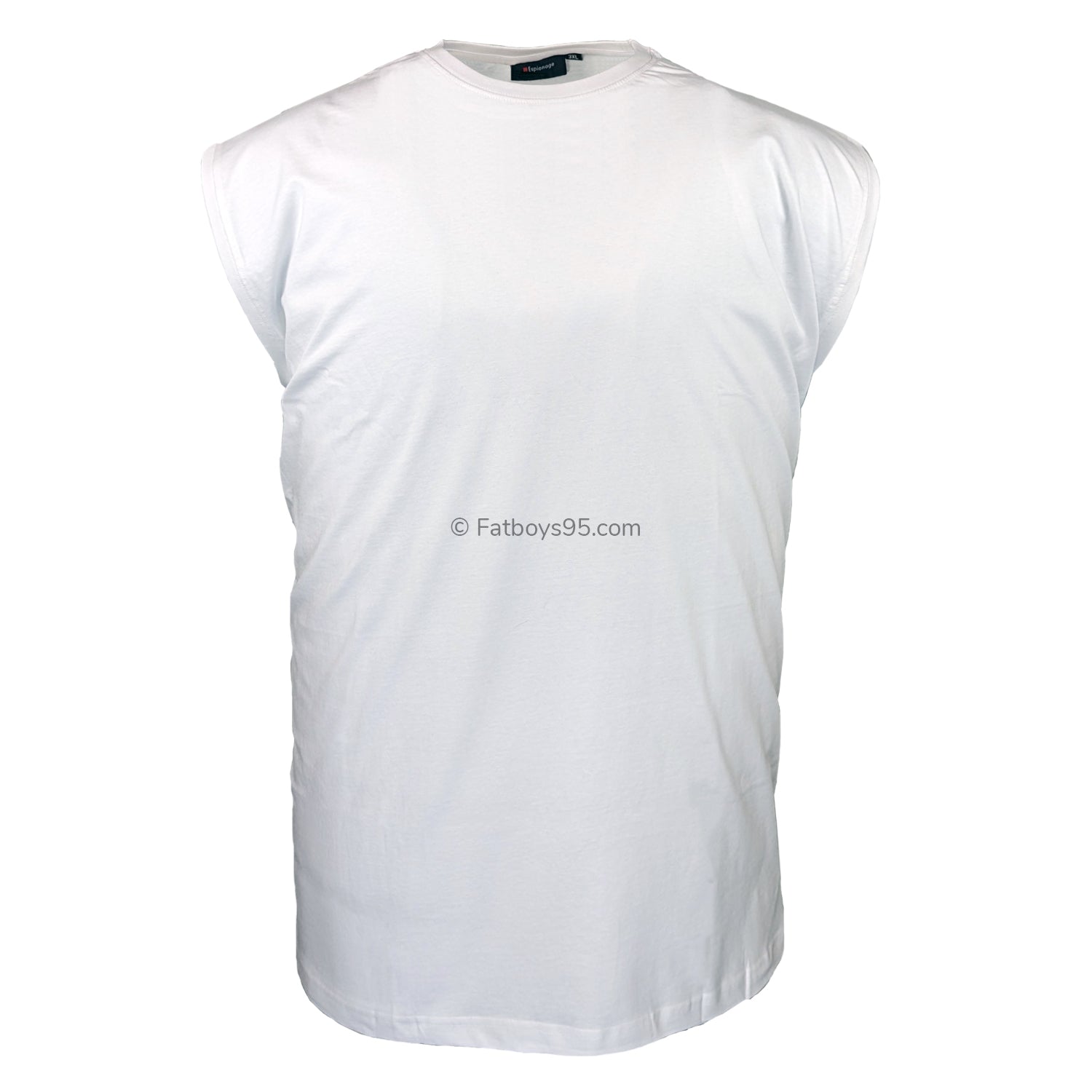 Espionage Sleeveless Tee - T113 - White 1