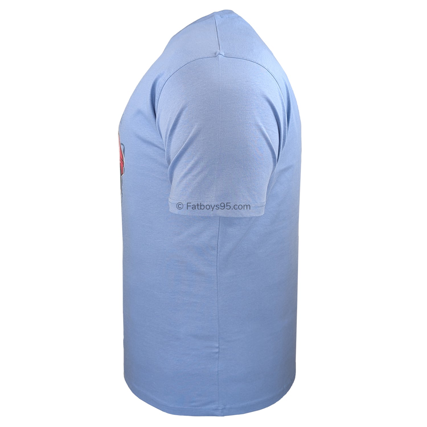 Espionage Graffiti Graphic Print Tee - T433 - Mid Blue 4