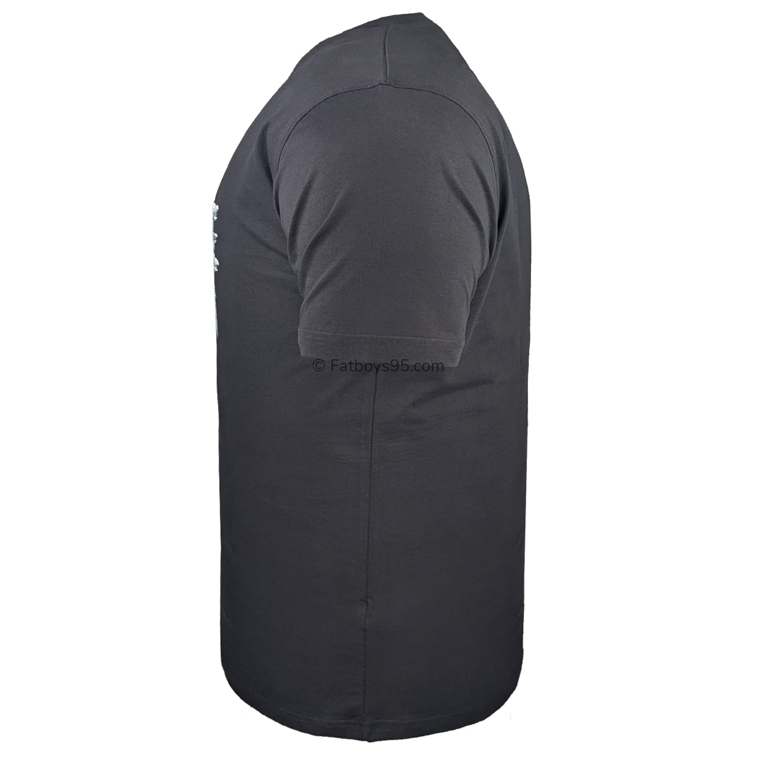 Espionage Viking Skull Print T-Shirt - T441 - Black 4