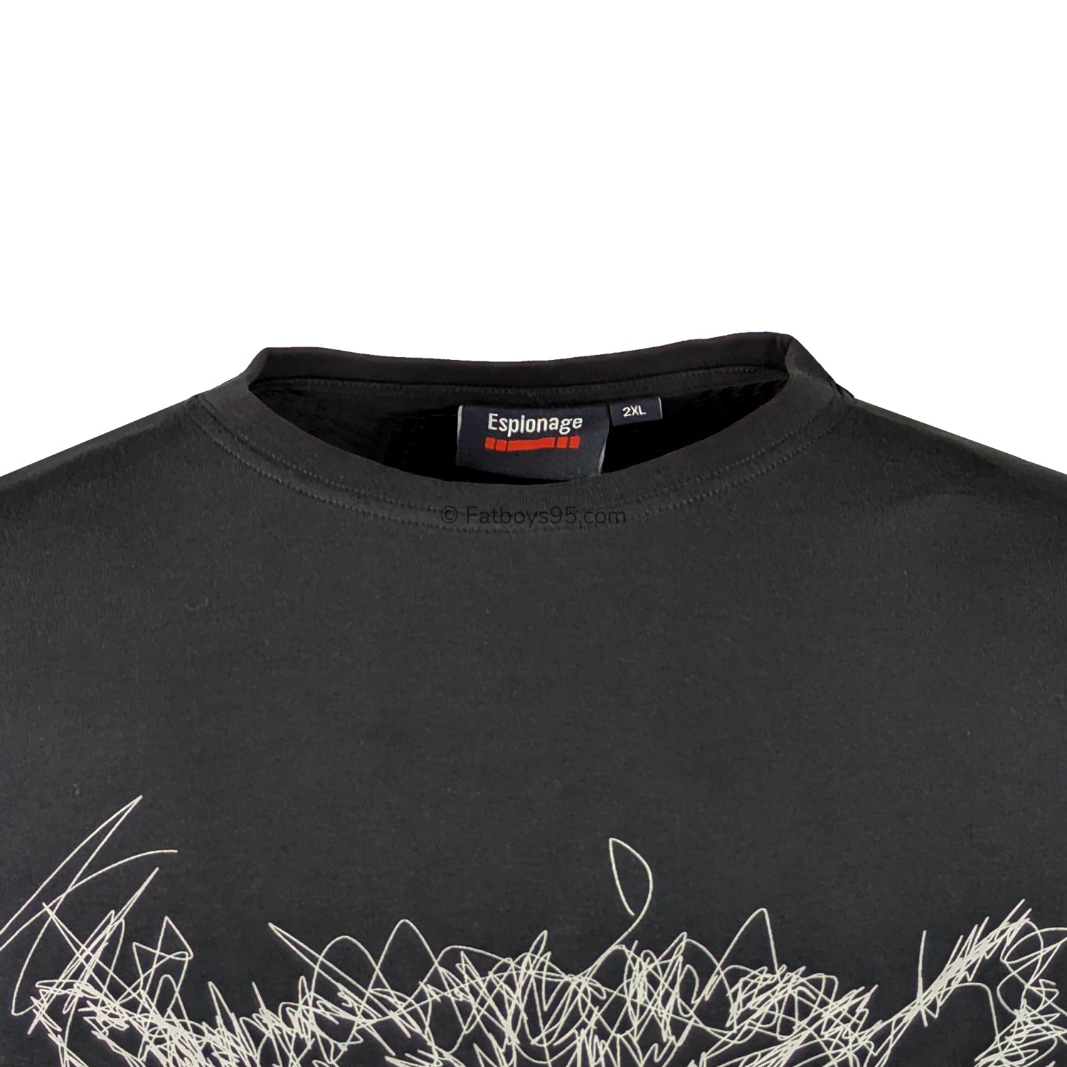 Espionage Scribble Wolf T-Shirt - T462 - Black 2