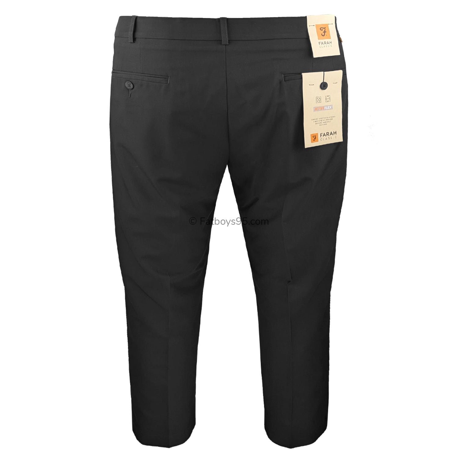 Farah Trousers - FABS8023 - Roachman Stretch - Black 4