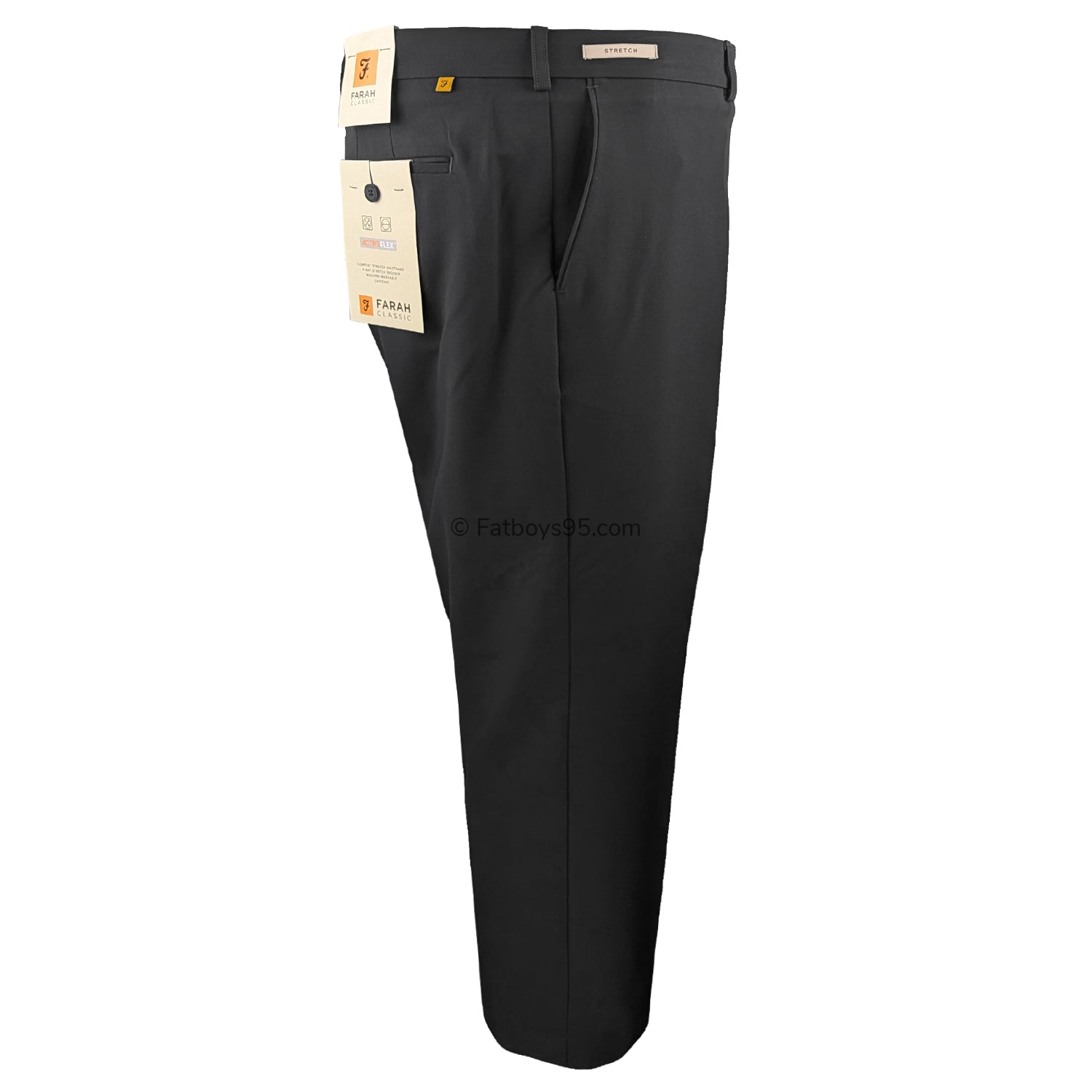 Farah Trousers - FABS8023 - Roachman Stretch - Black 6