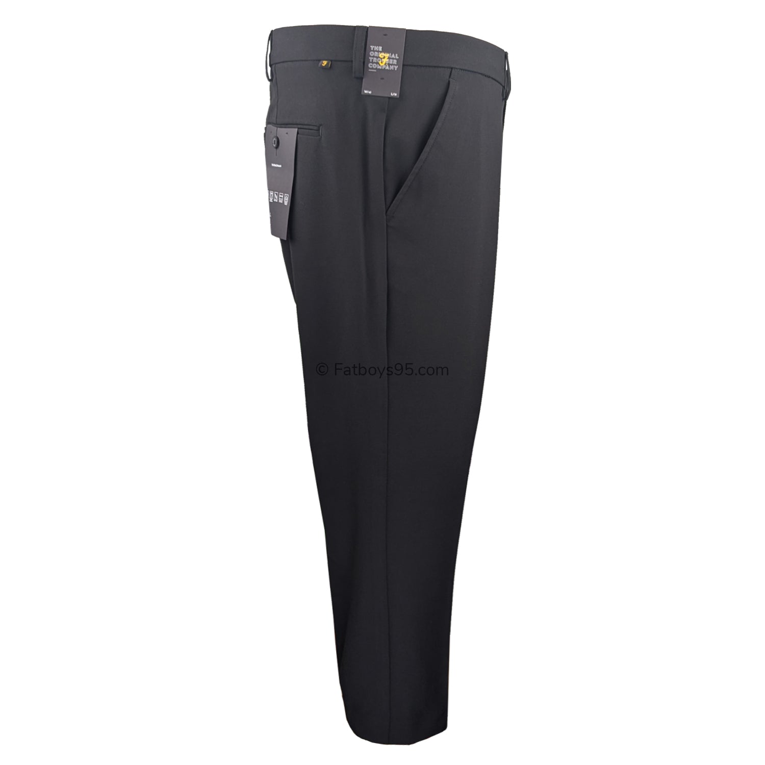 Farah 4 Way Stretch Trousers - FABSE033 - Roachman - Black 7