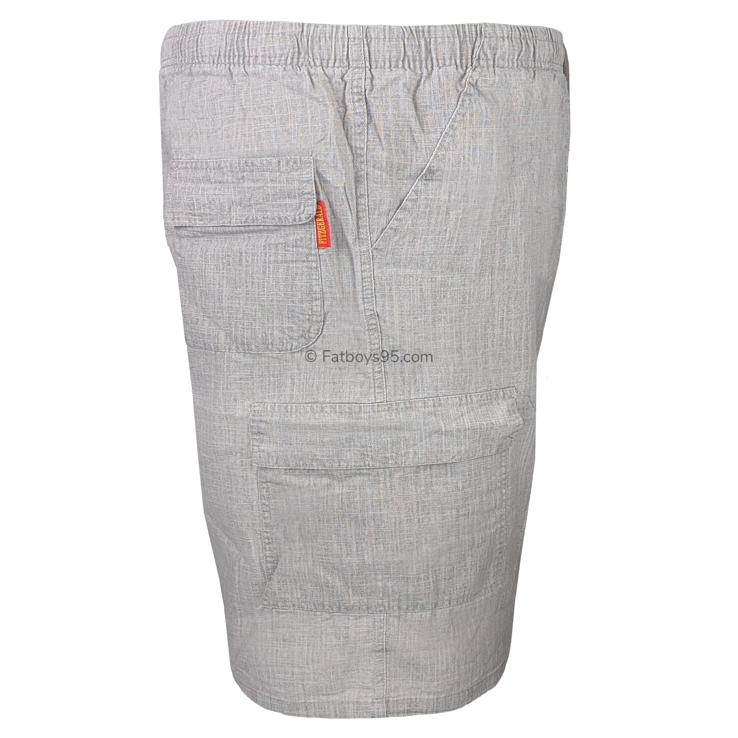 Fitzgerald Denim Cargo Shorts - Light Grey 6