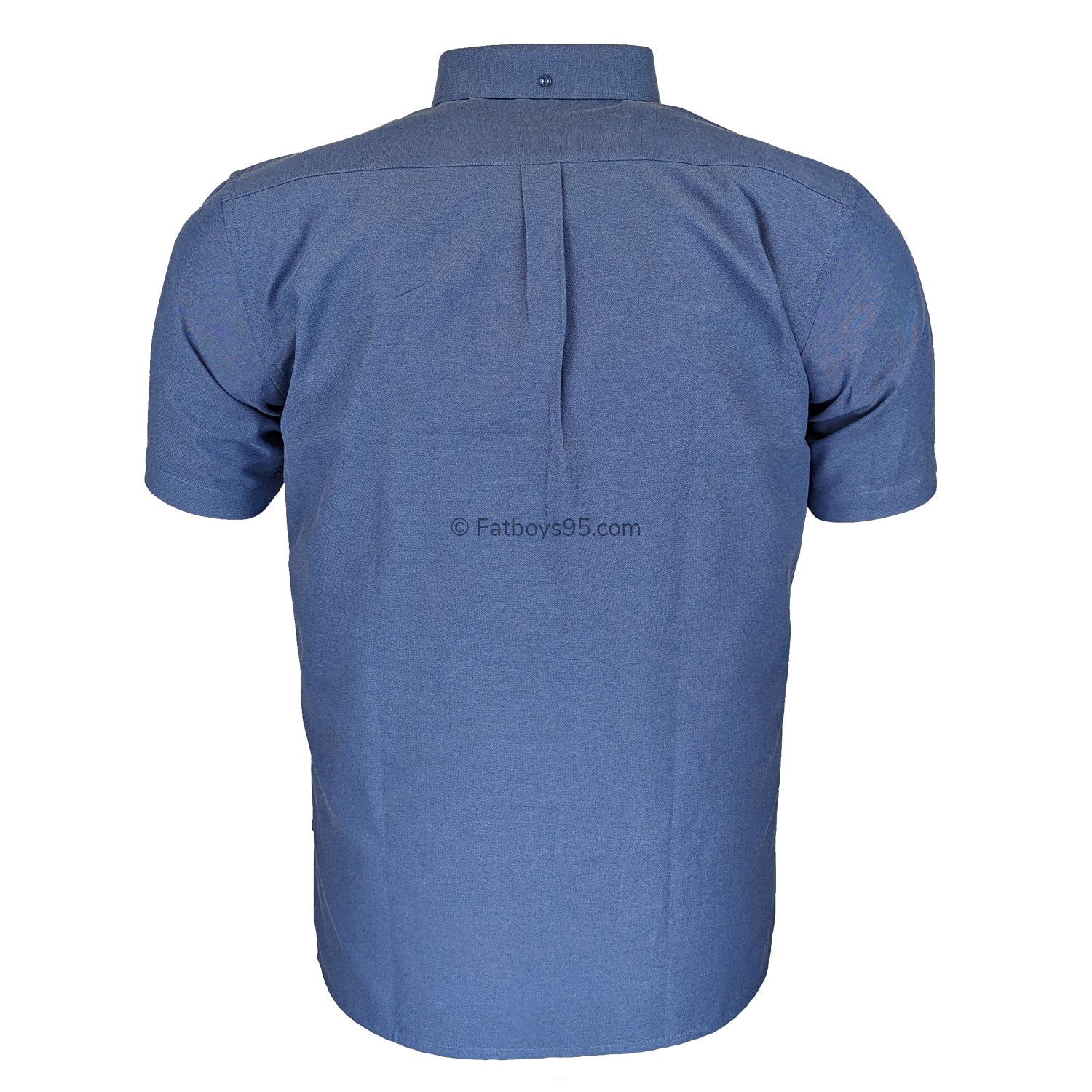 Kam S/S Oxford Shirt - KBS 663A - Navy 3