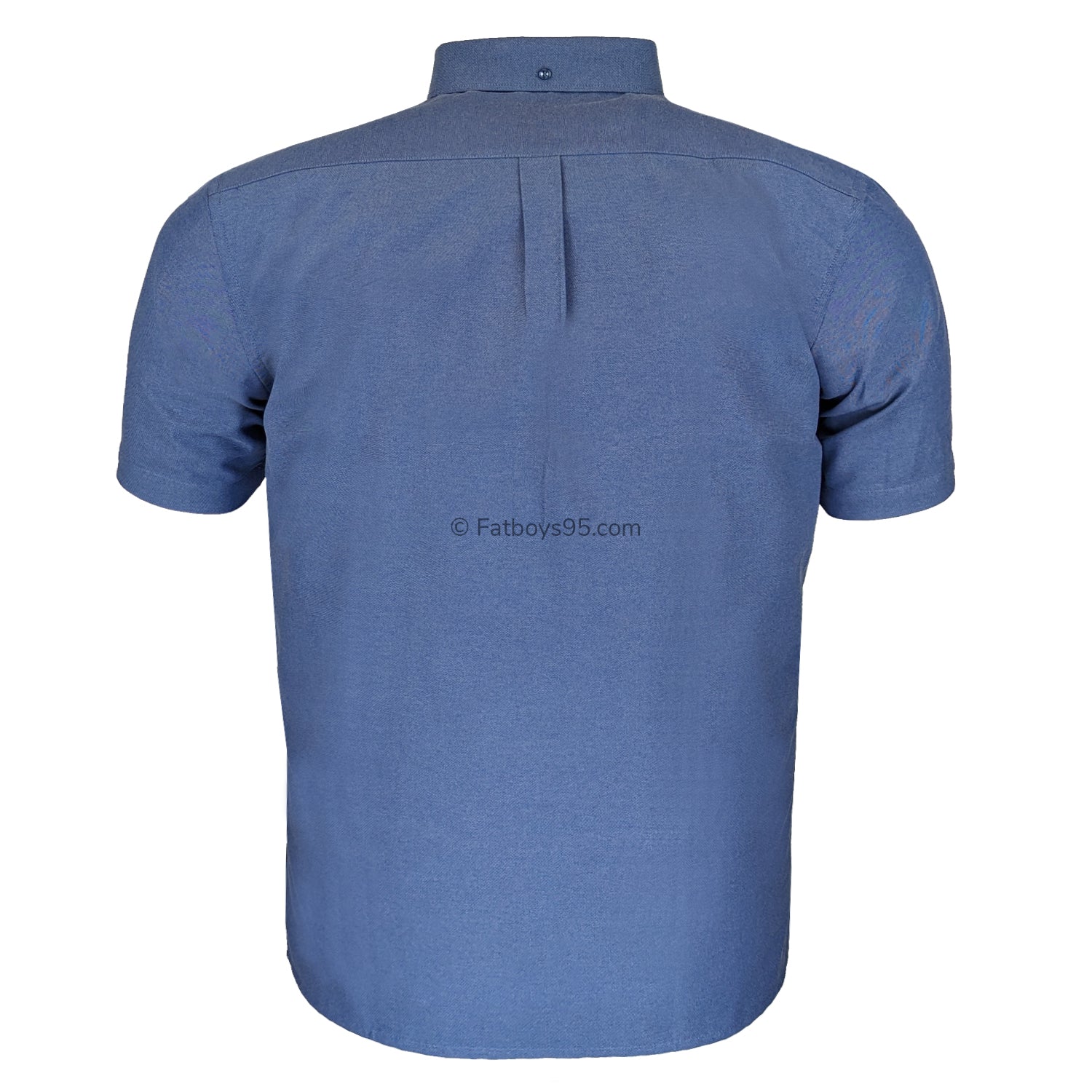 Kam S/S Oxford Shirt - KBS 663A - Navy 3