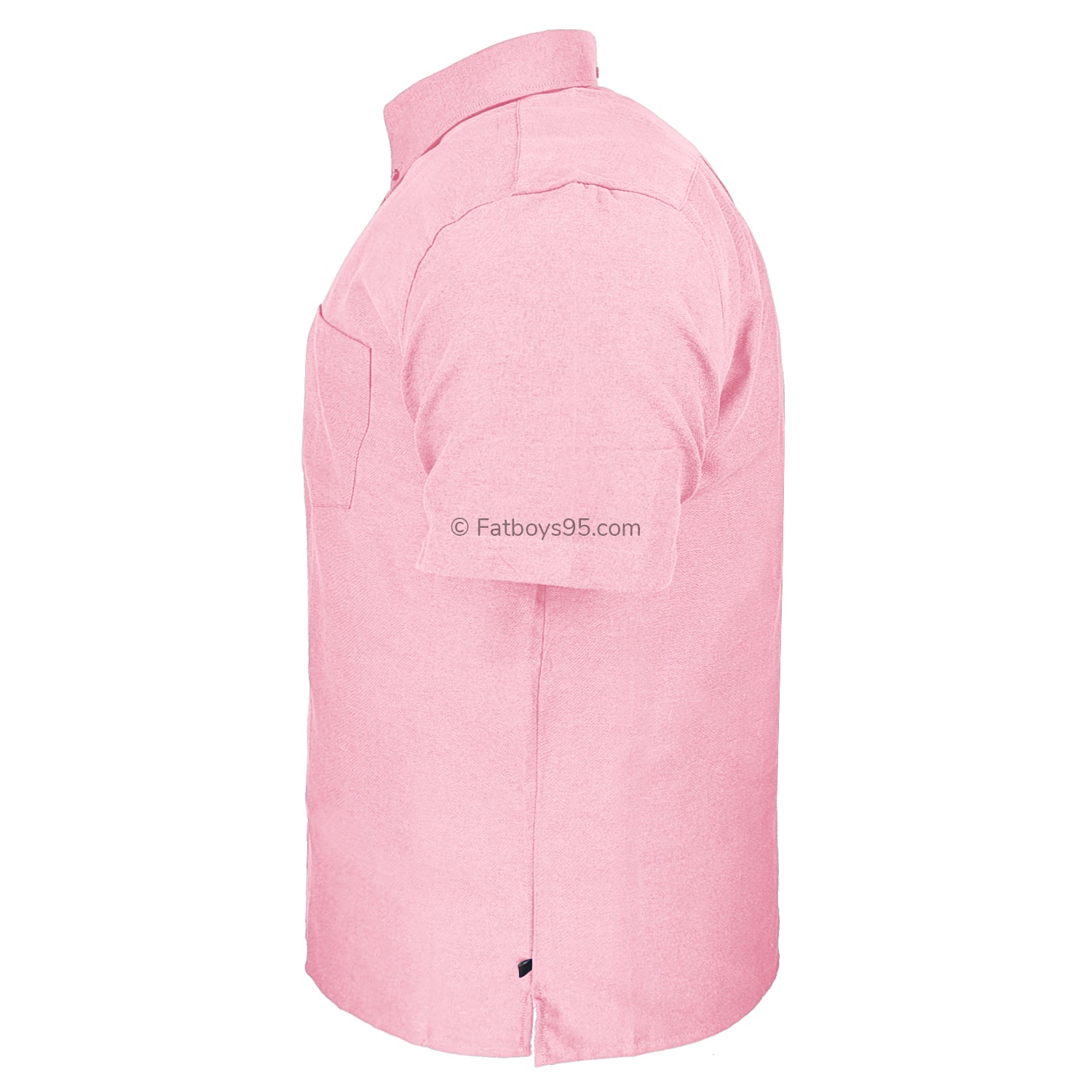 Kam S/S Oxford Shirt - KBS 663A - Pink 4