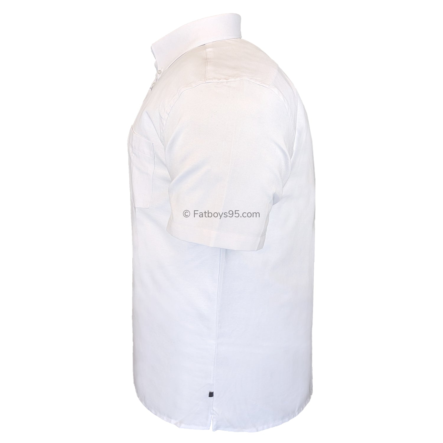 Kam S/S Oxford Shirt - KBS 663A - White 4