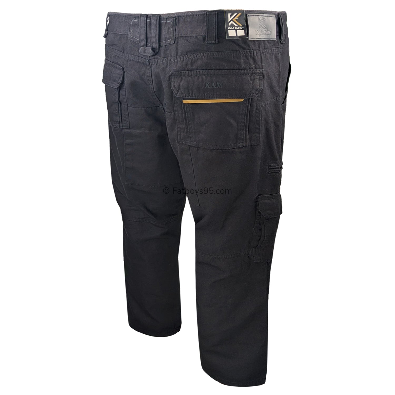 Kam Cargo Trousers - KBS 118 - Black 6