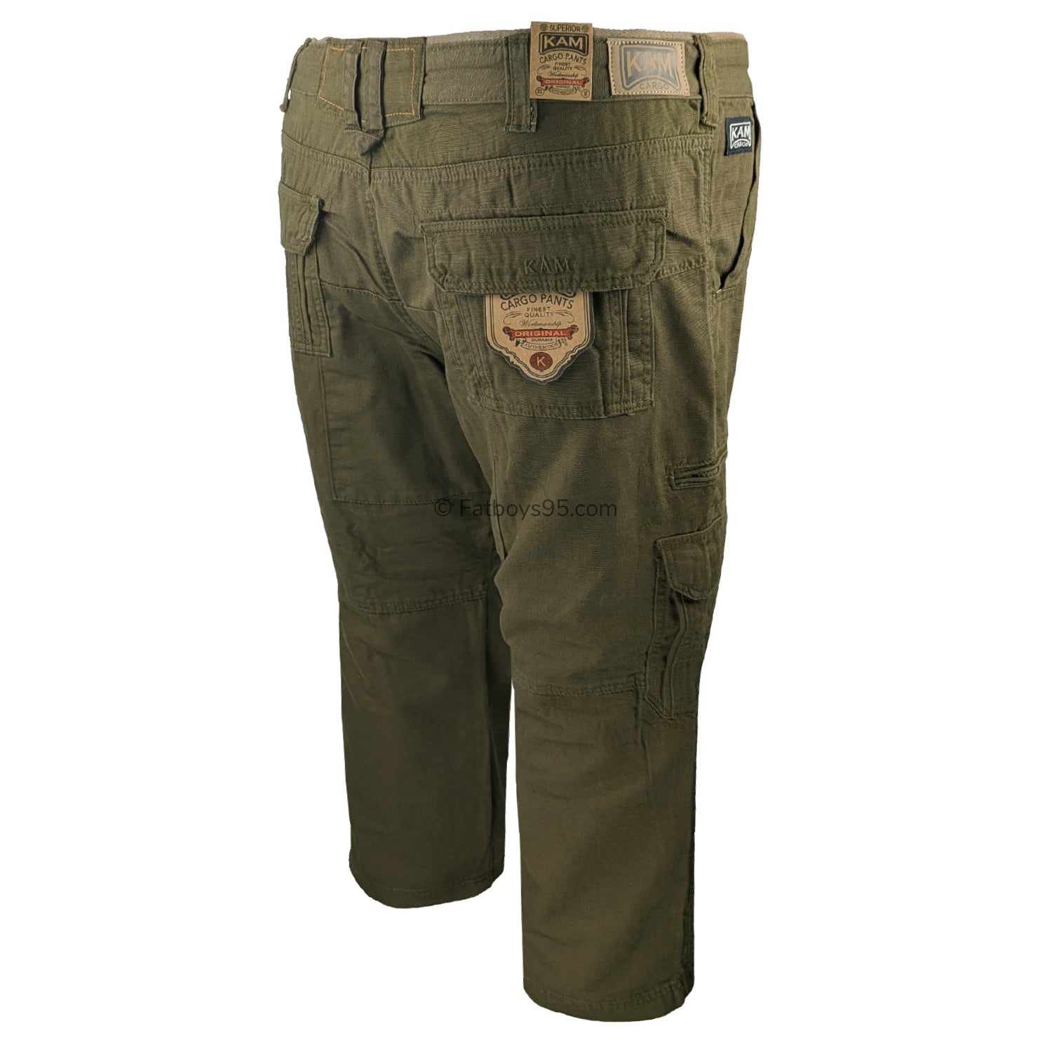Kam Cargo Trousers - KBS 118 - Khaki 5