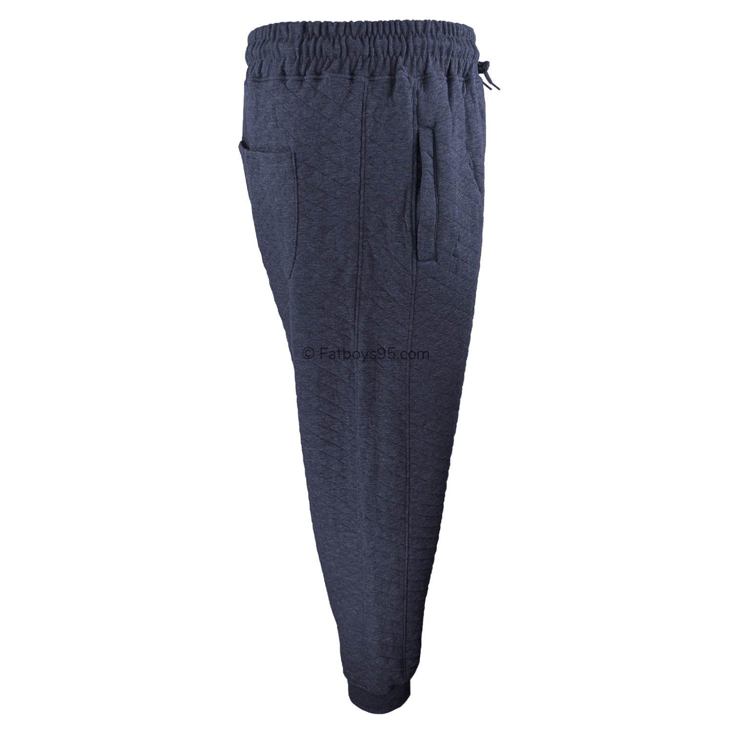 Kam Quilted Jersey Joggers - KBS 238 - Navy 6