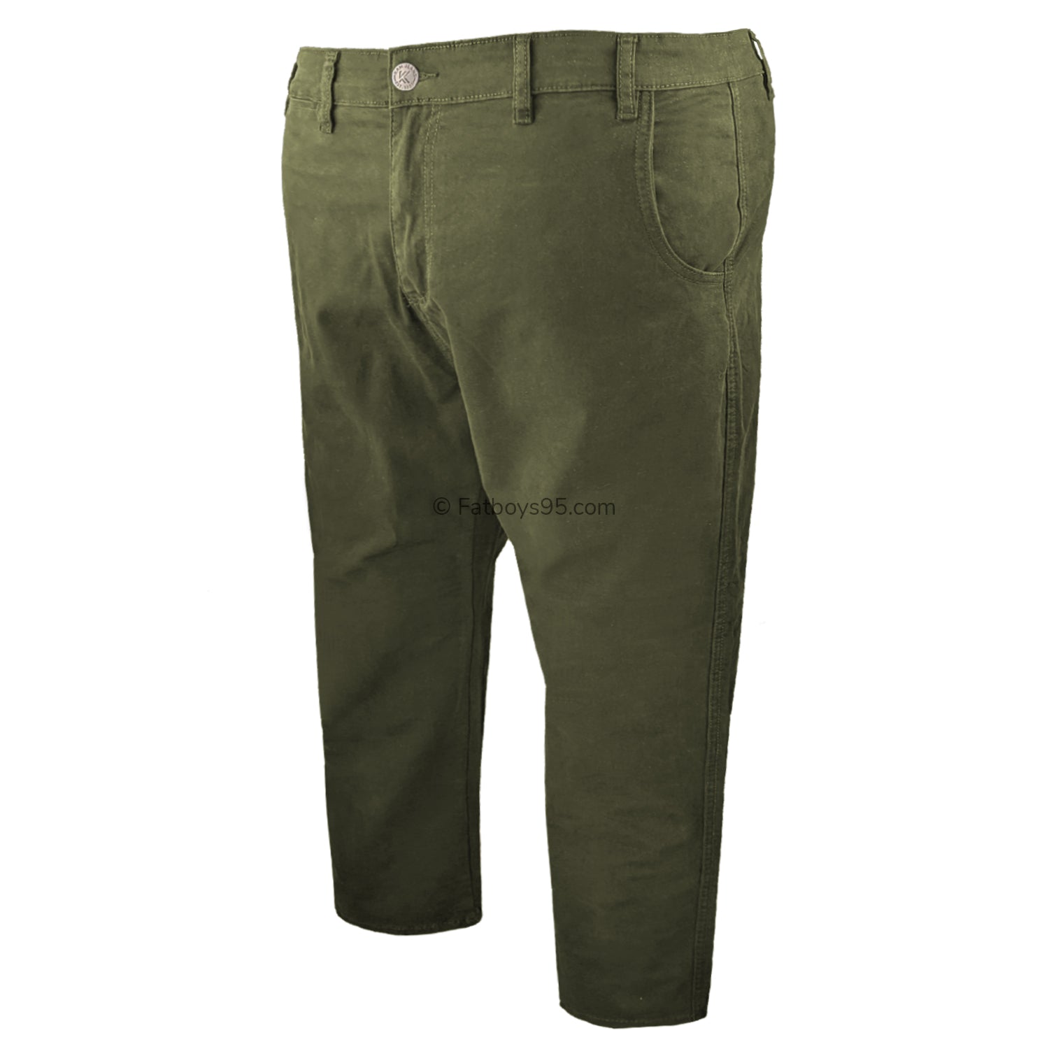 Kam Stretch Modern Chinos - KBS 261 - Khaki 2