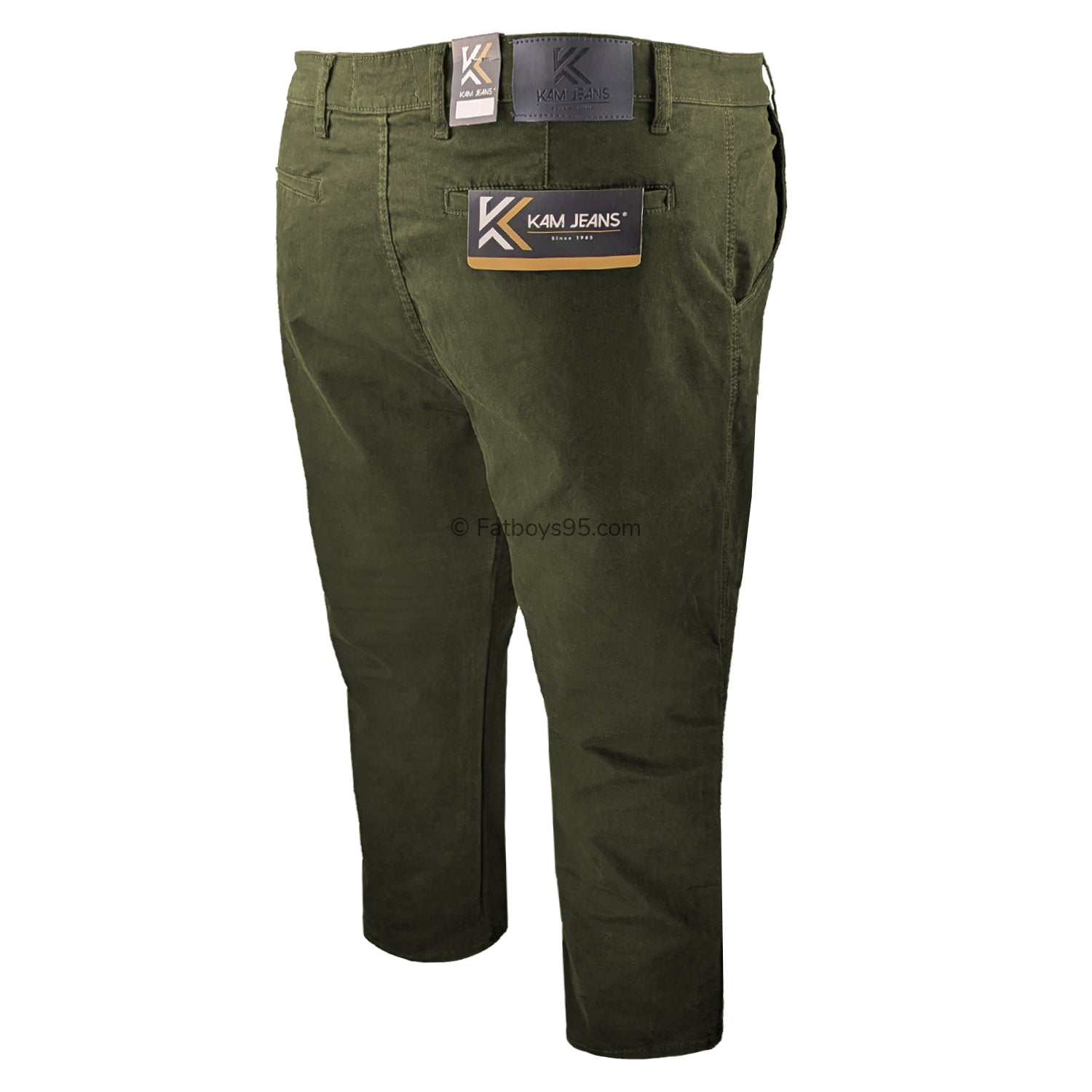 Kam Stretch Modern Chinos - KBS 261 - Khaki 6