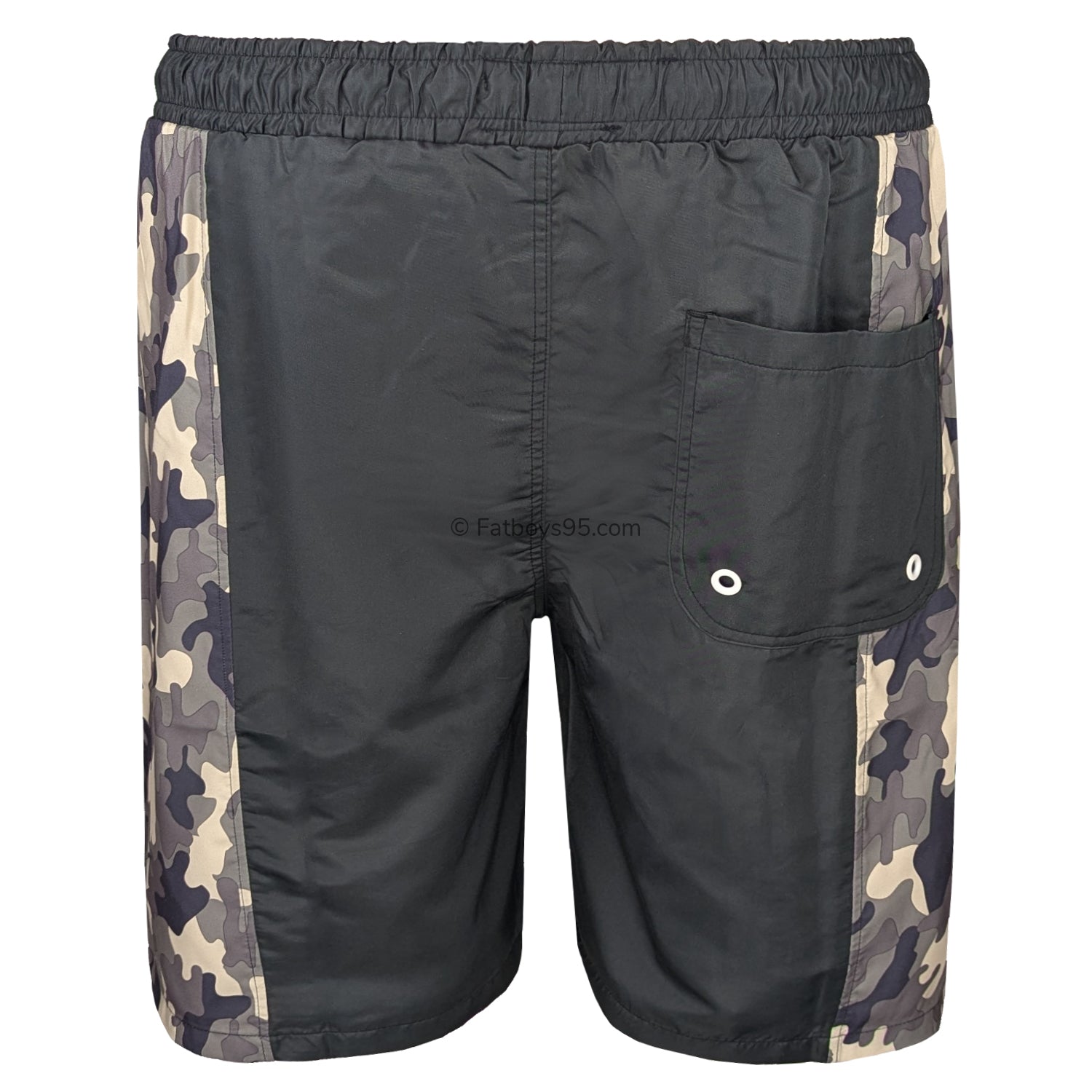 Kam Camo Side Panel Swim Shorts - KBS 3006 - Camo 4