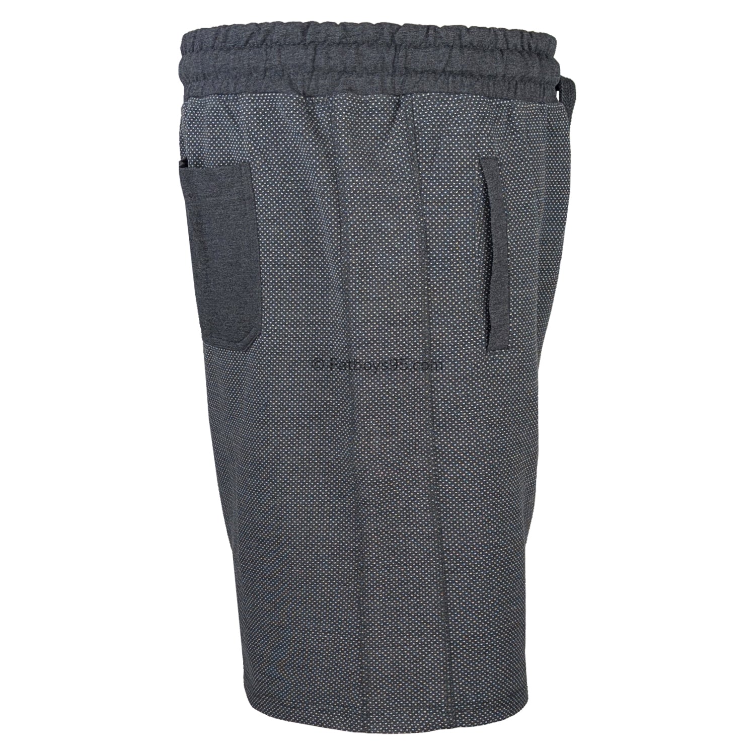 Kam Dobby Print Shorts - KBS 3310 - Charcoal 6