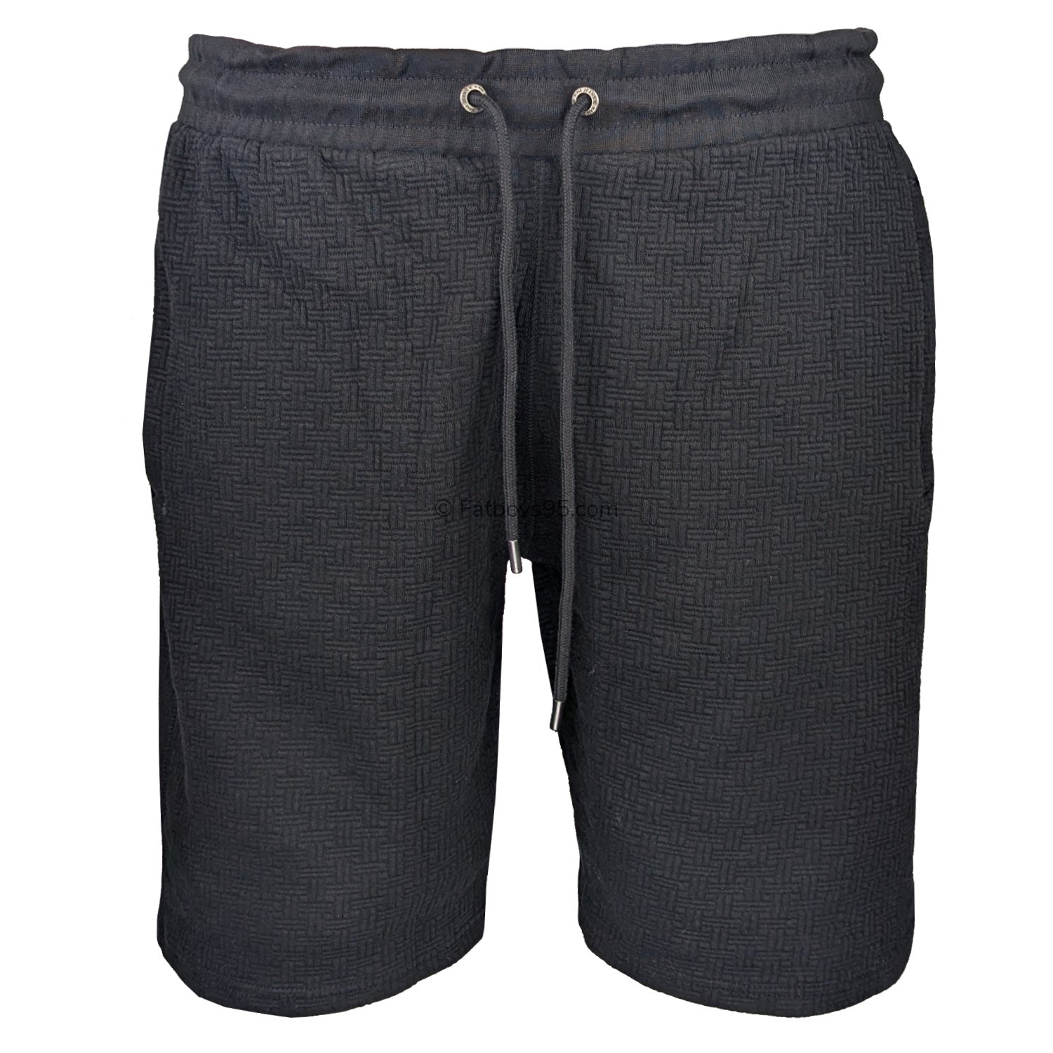 Kam Jacquard Textured Jersey Shorts - KBS 3319 - Black 1