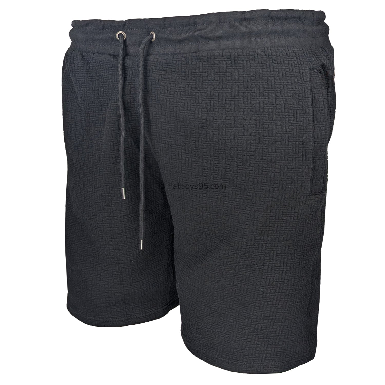 Kam Jacquard Textured Jersey Shorts - KBS 3319 - Black 2
