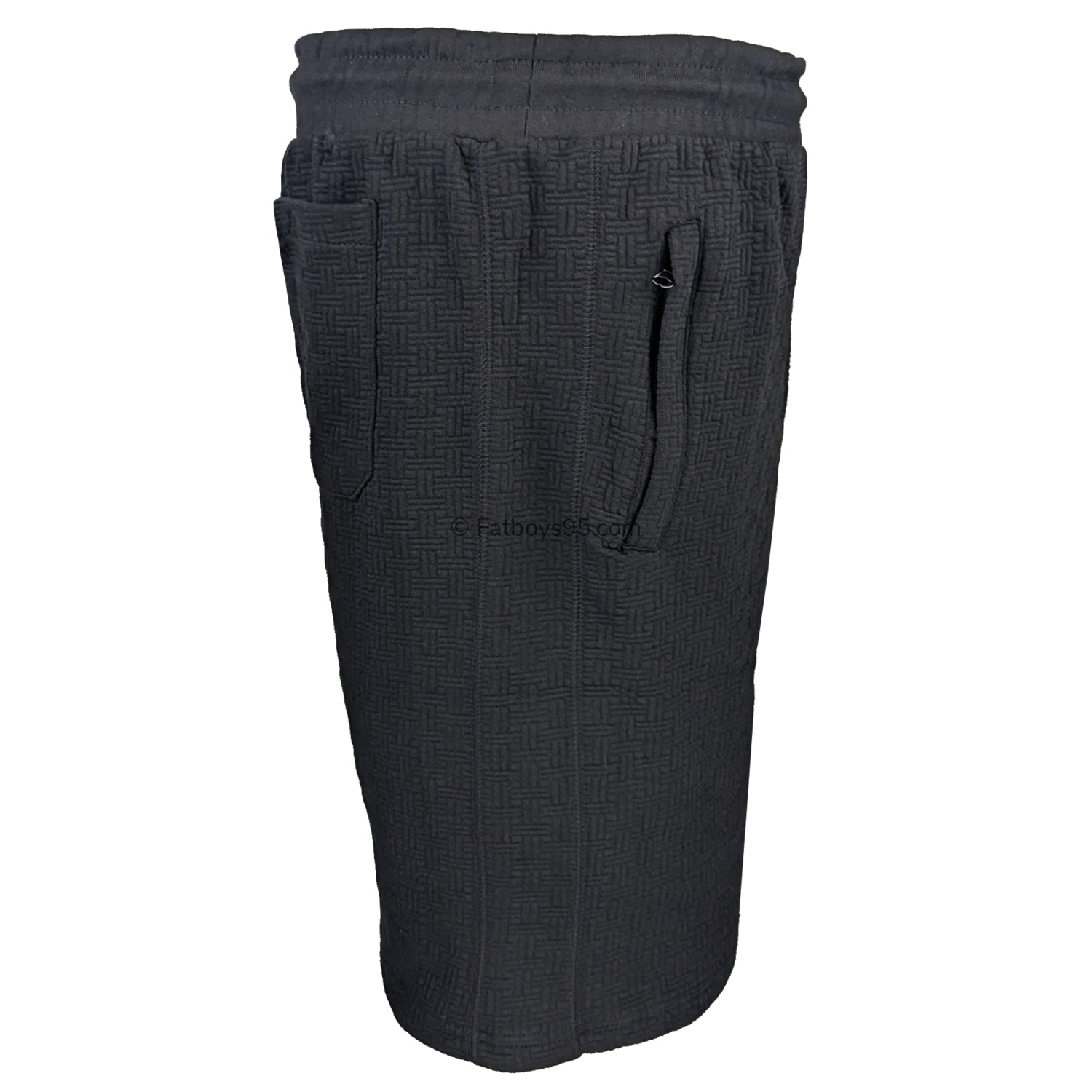 Kam Jacquard Textured Jersey Shorts - KBS 3319 - Black 6