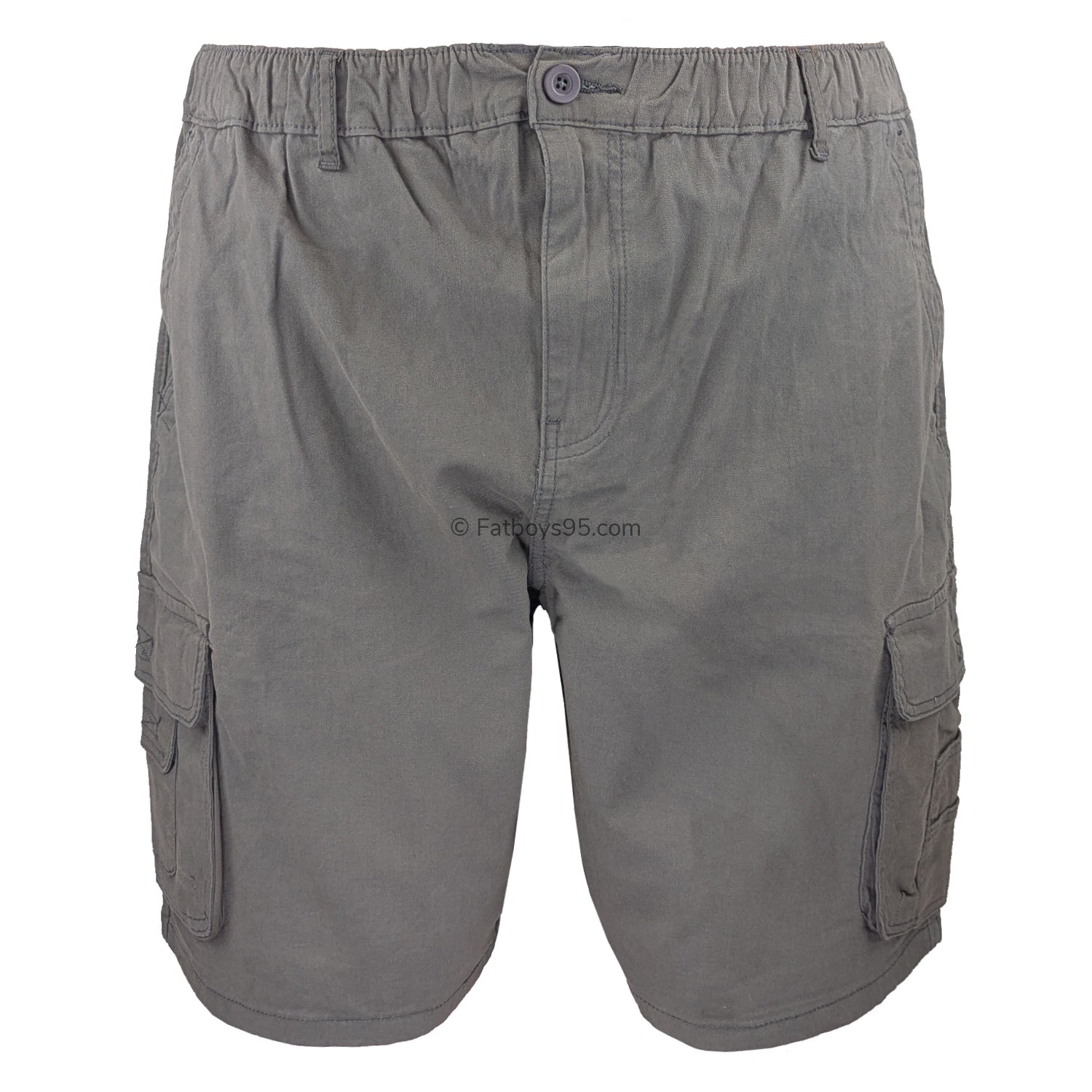 Kam Elasticated Cargo Shorts - KBS 3404 - Slate 1