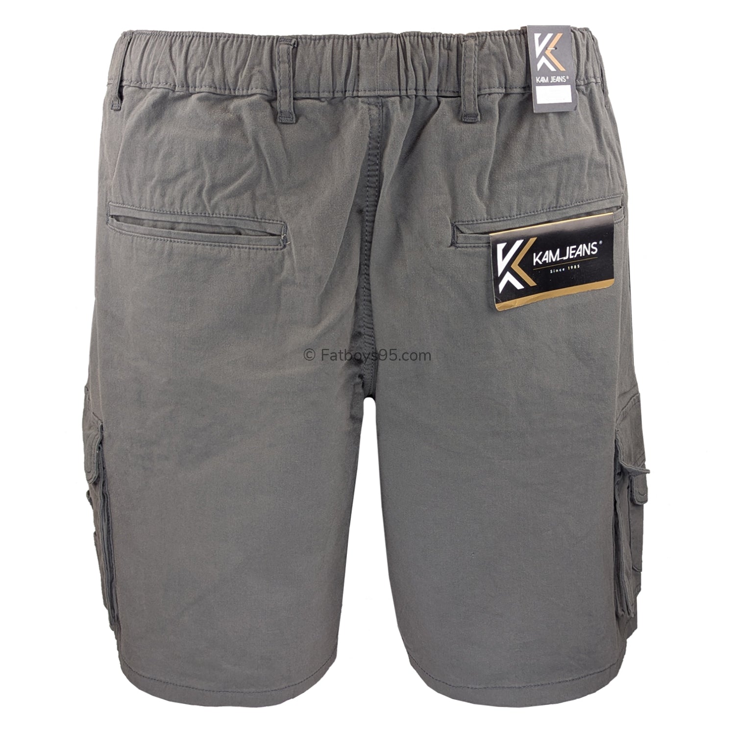 Kam Elasticated Cargo Shorts - KBS 3404 - Slate 4