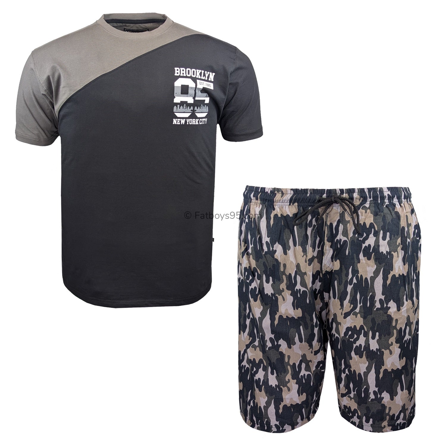 Kam Brooklyn 85 PJs - KBS 5001 - Black 1