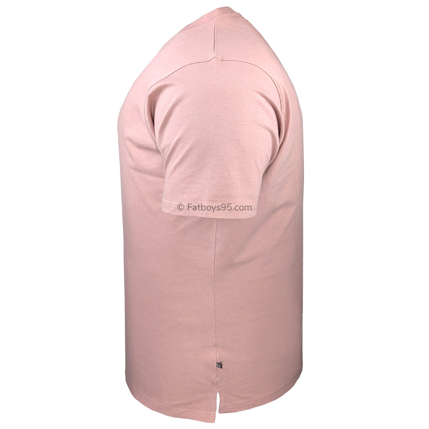 Kam Plain Round Neck T-Shirt - KBS 500S - Mauve 4