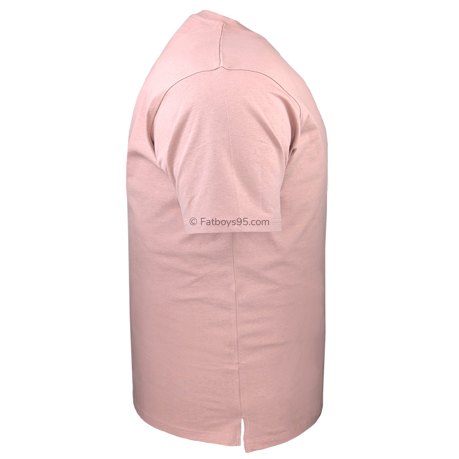 Kam Plain Round Neck T-Shirt - KBS 500S - Mauve 5