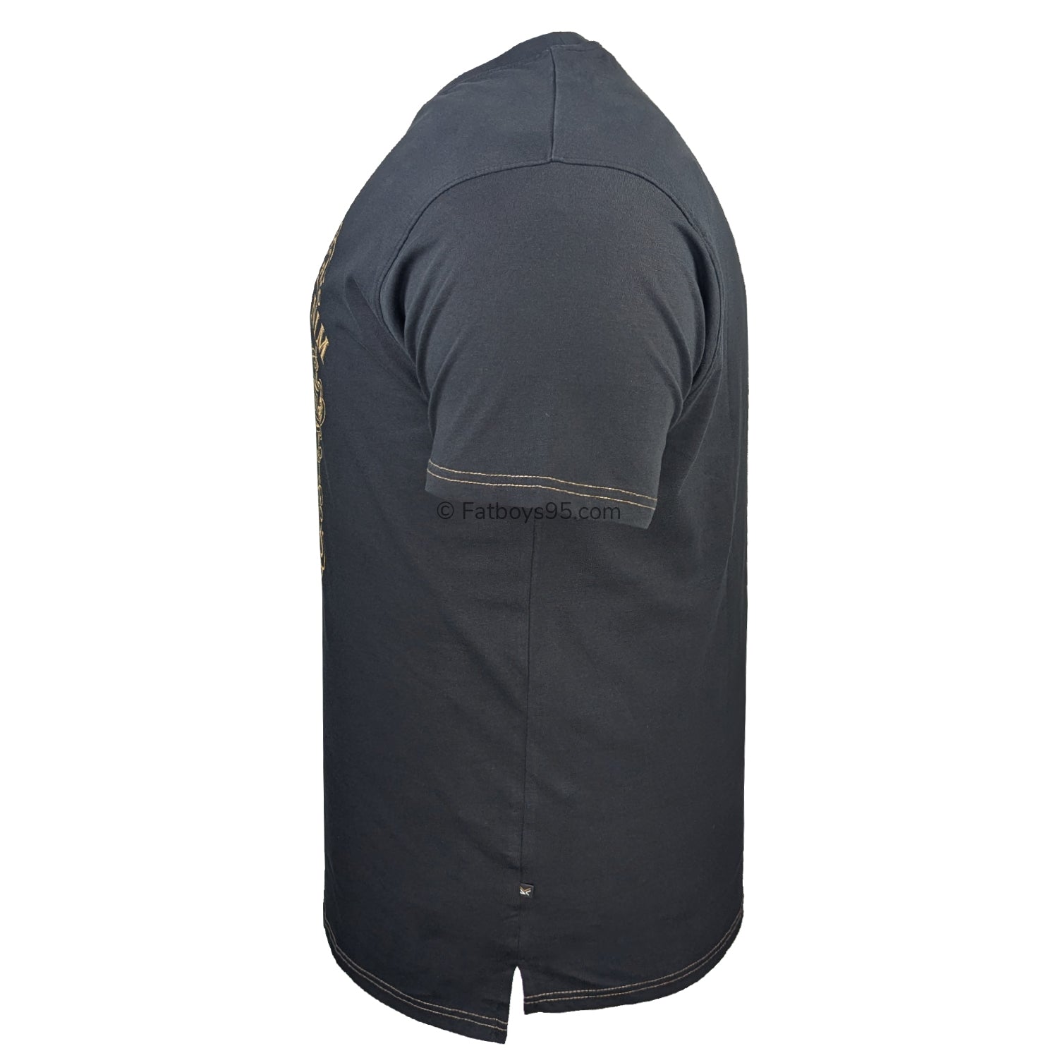 Kam Vintage Denim T-Shirt - KBS 5786 - Jet Black 5