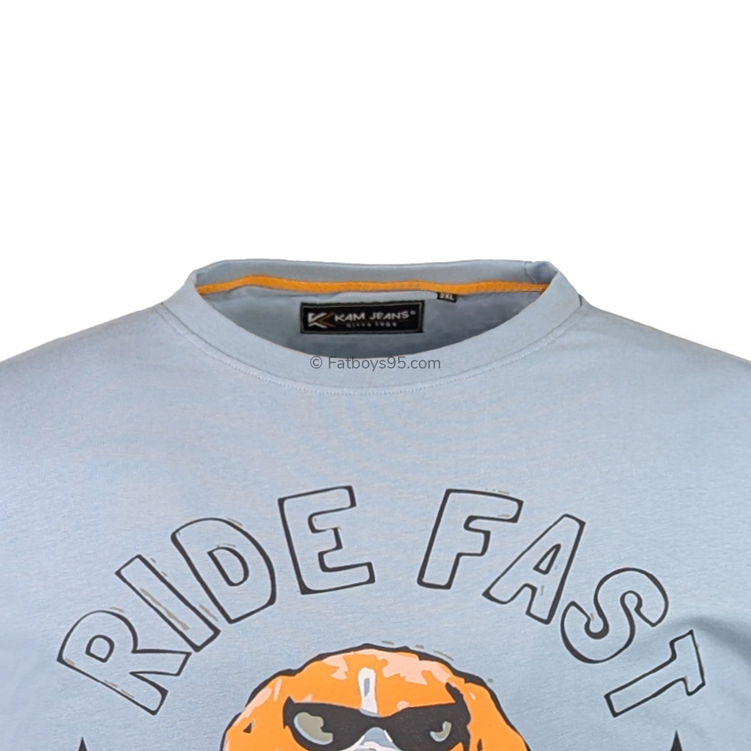 Kam Ride Fast Dog Tee - KBS 5819 - Dusty Blue 2