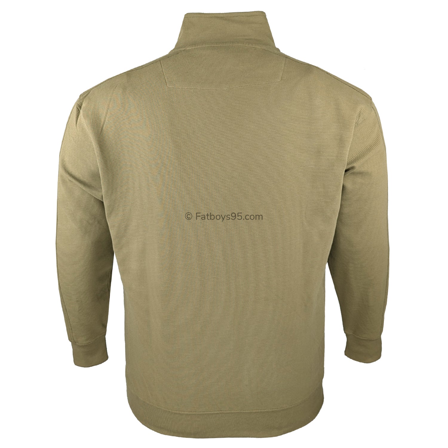 Kam 1/4 Zip Jacquard Sweater - KBS 7090 - Dark Olive 5