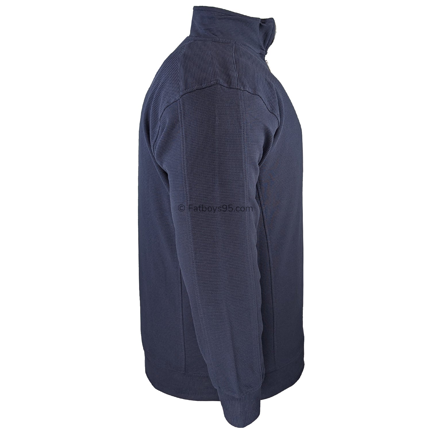 Kam 1/4 Zip Jacquard Sweater - KBS 7090 - Navy 7