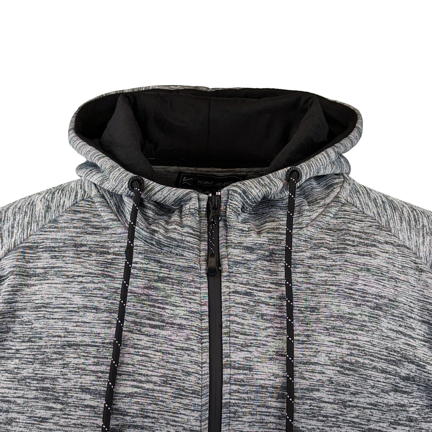 Kam Active Performance Sleeveless Hoody - AP007 - Grey 2