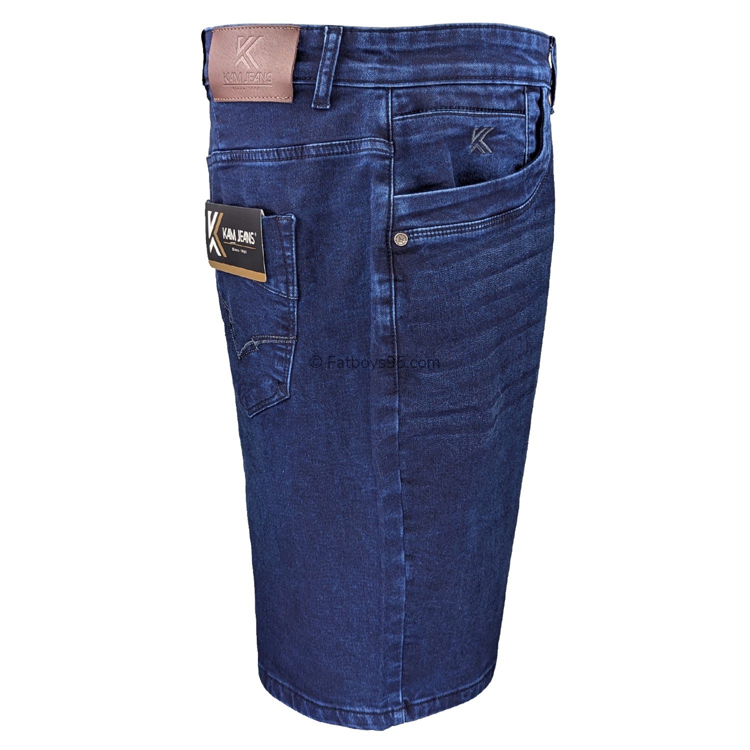 Kam Stretch Denim Shorts - KBS Pepe - Mid Wash