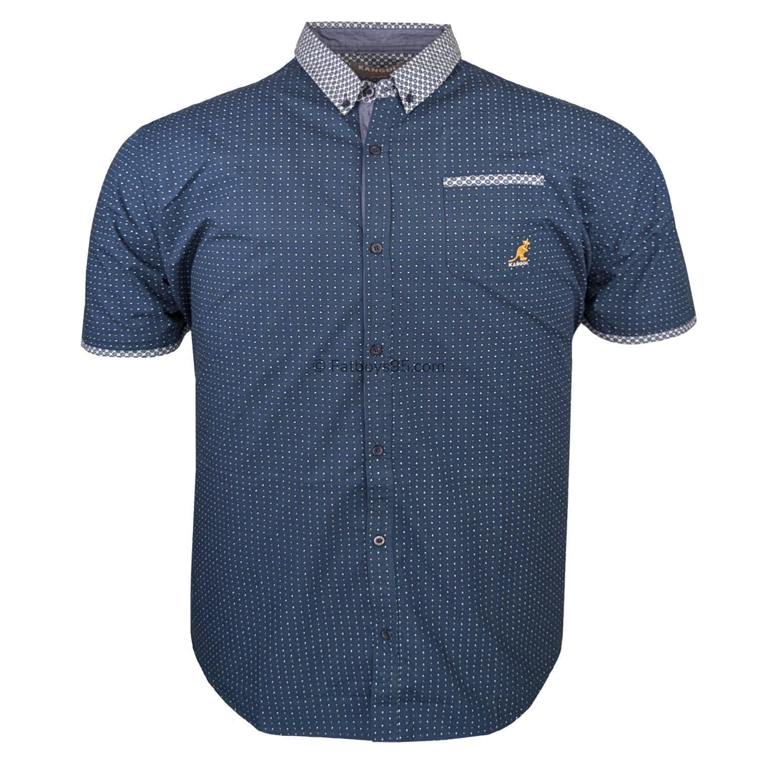 Kangol S/S Shirt - K605432 - Navy 1