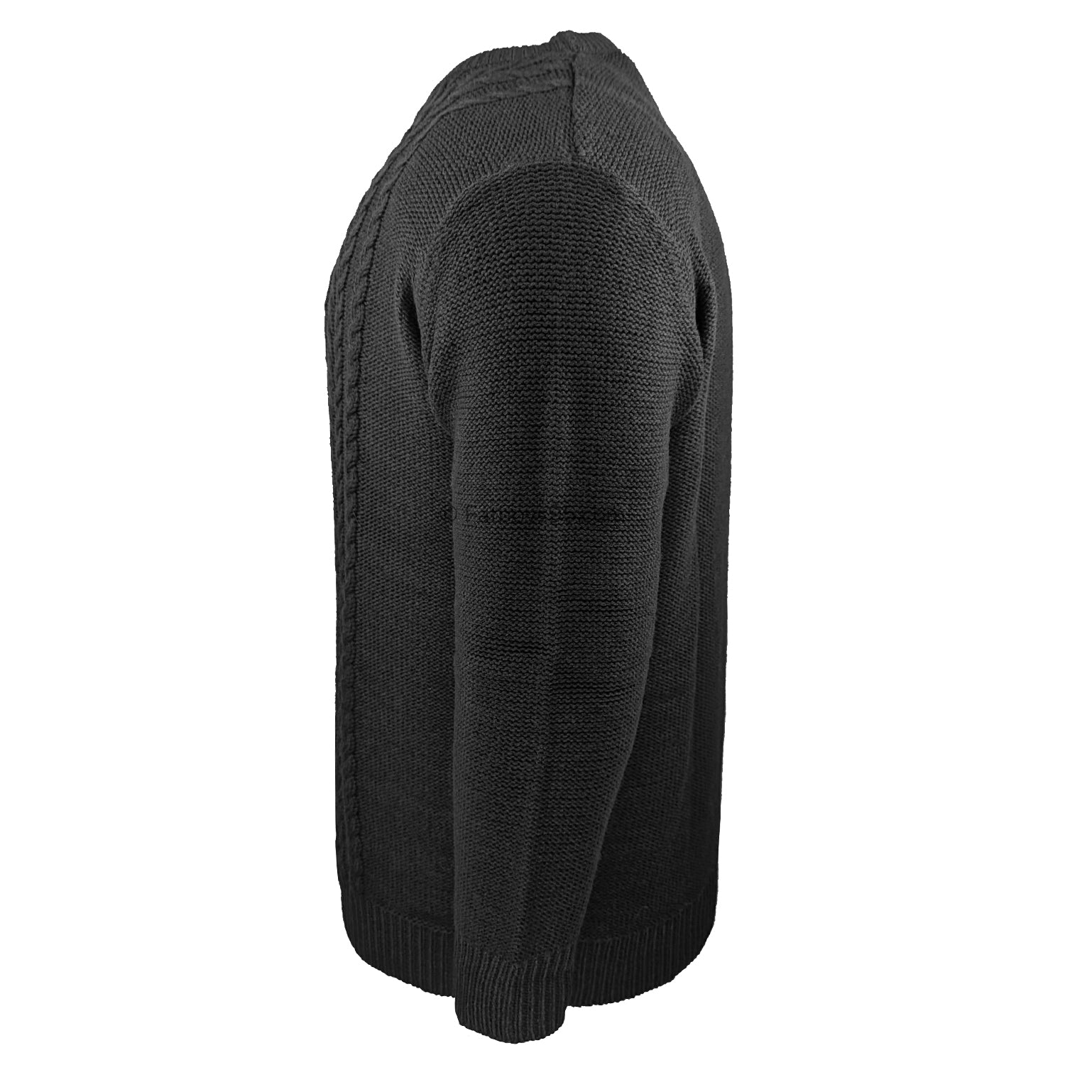 Metaphor Cable Knit Sweater - 02425 - Black 3