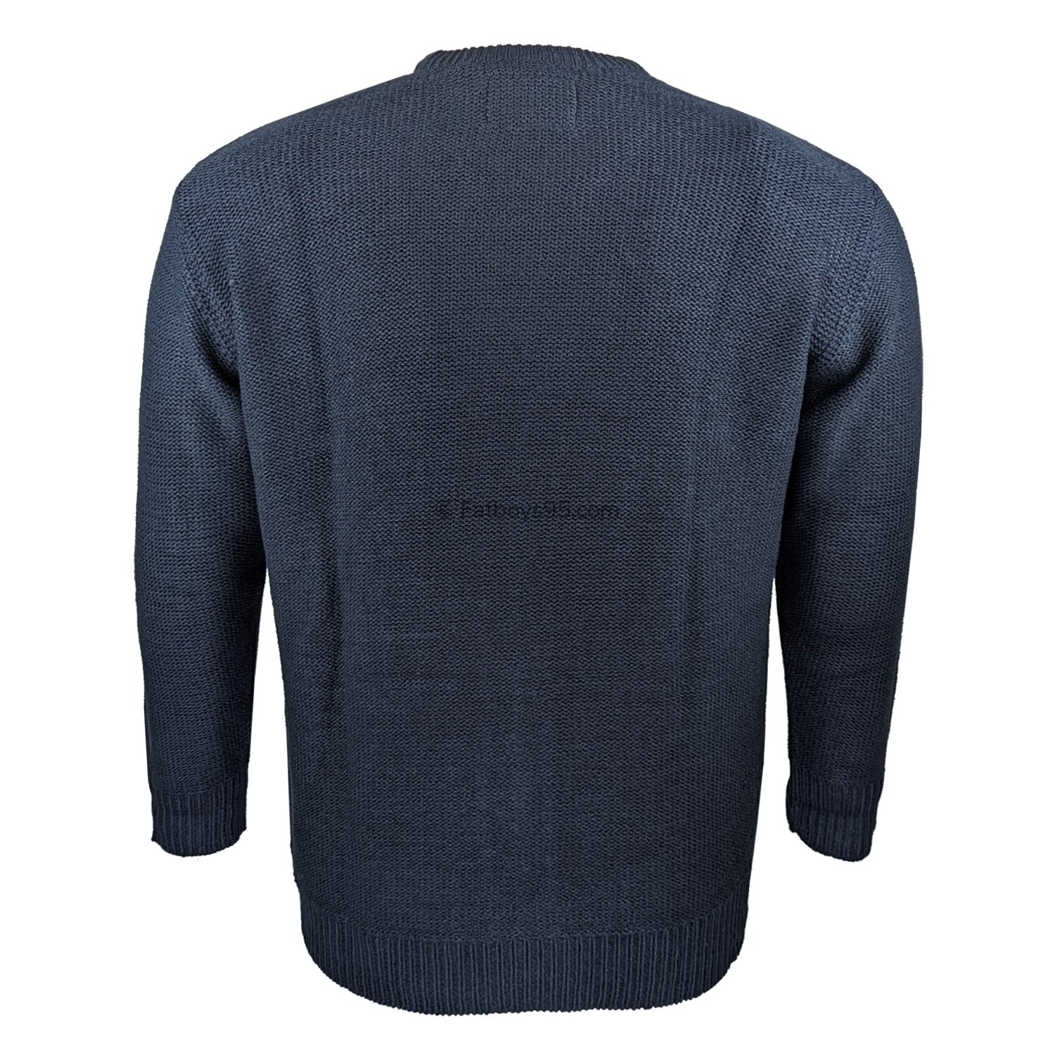 Metaphor Cable Knit Sweater - 02425 - Navy 2