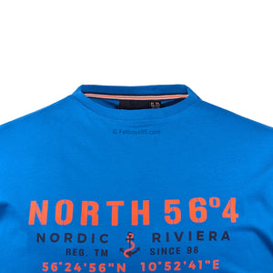 North 56°4 T-Shirt - 41145 - Mykonos Blue 2