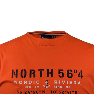 North 56°4 T-Shirt - 41145 - Orange 2