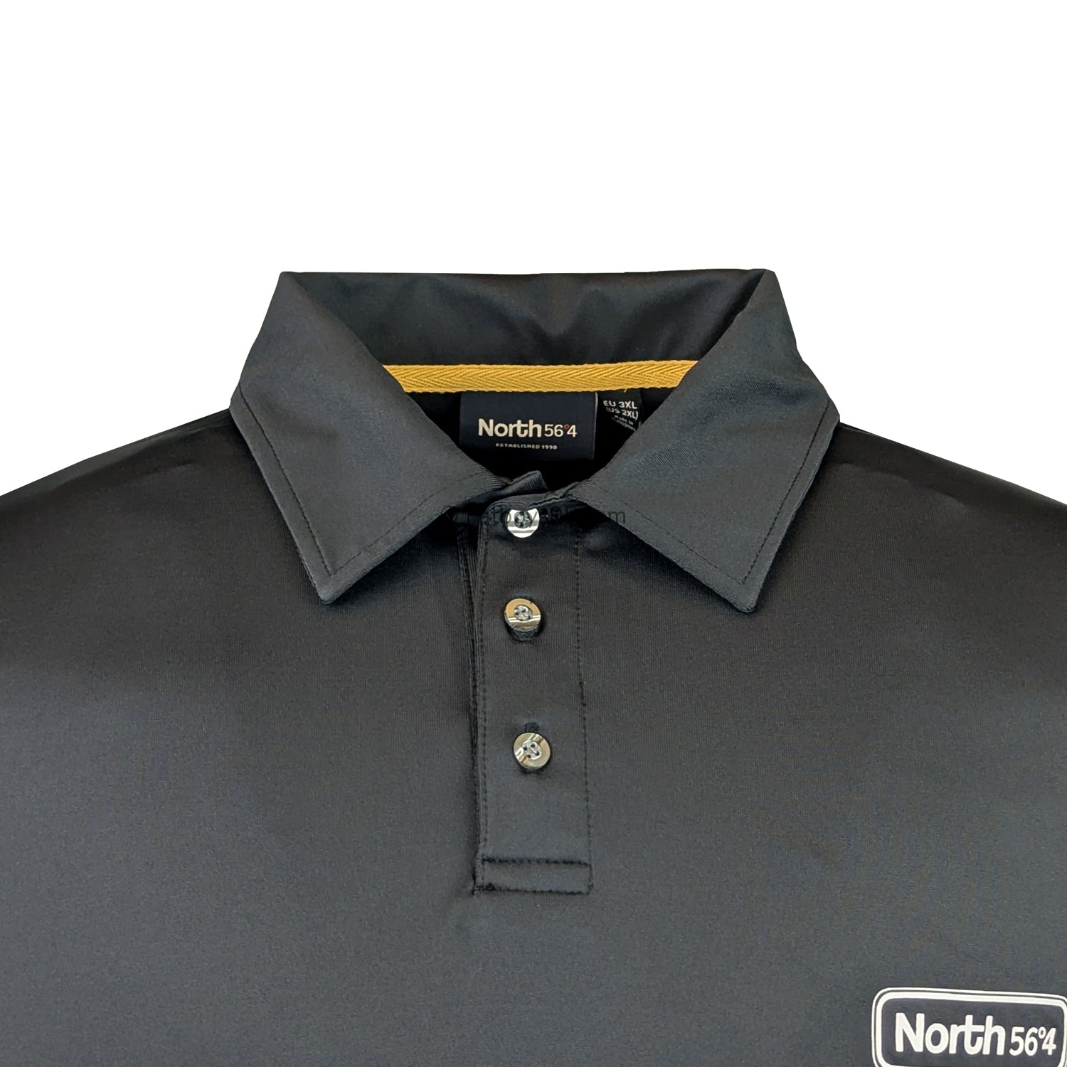 North 56°4 Long Sleeve Polo - 83174 - Black 2