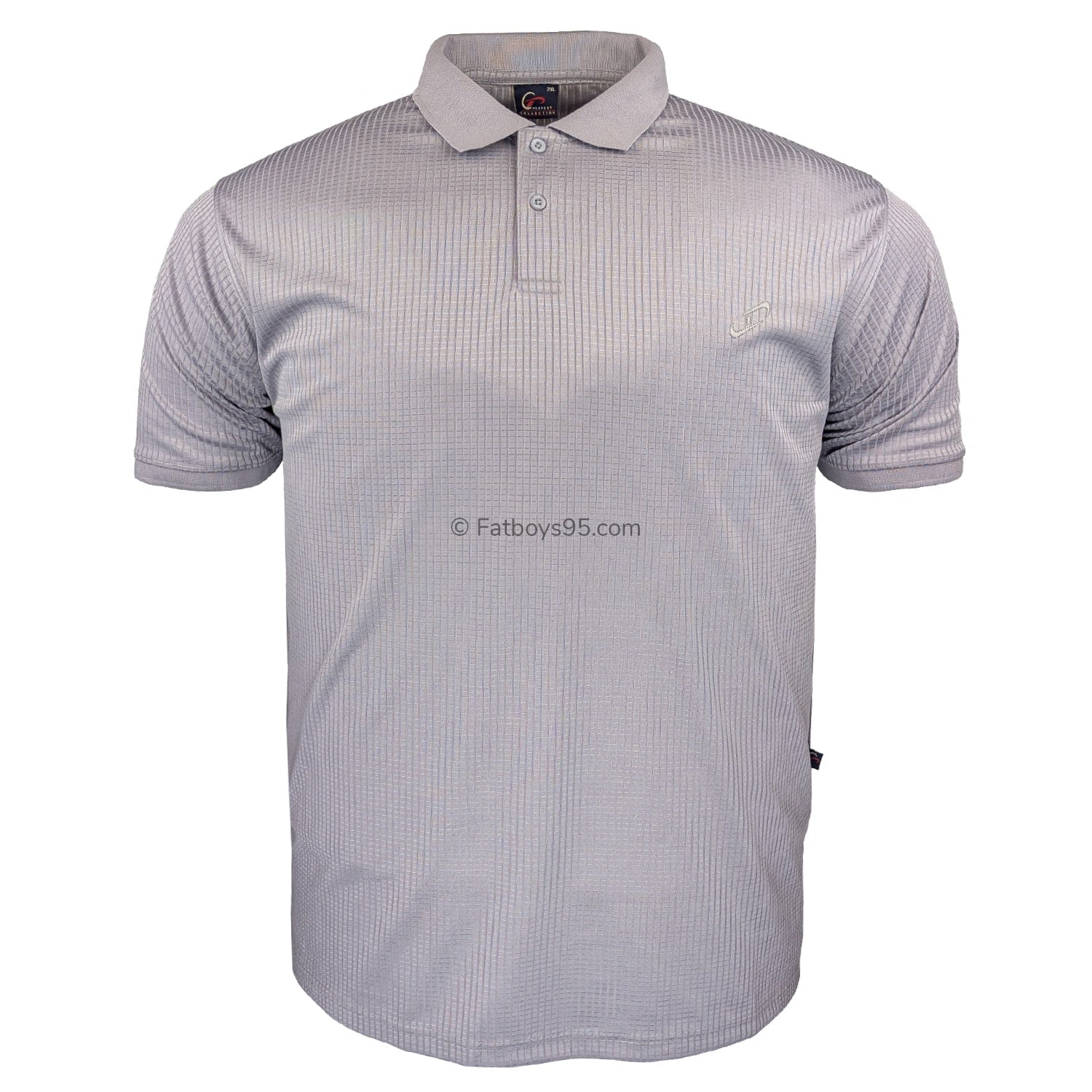 Perfect Collection Plain Mesh Polo - Grey 1