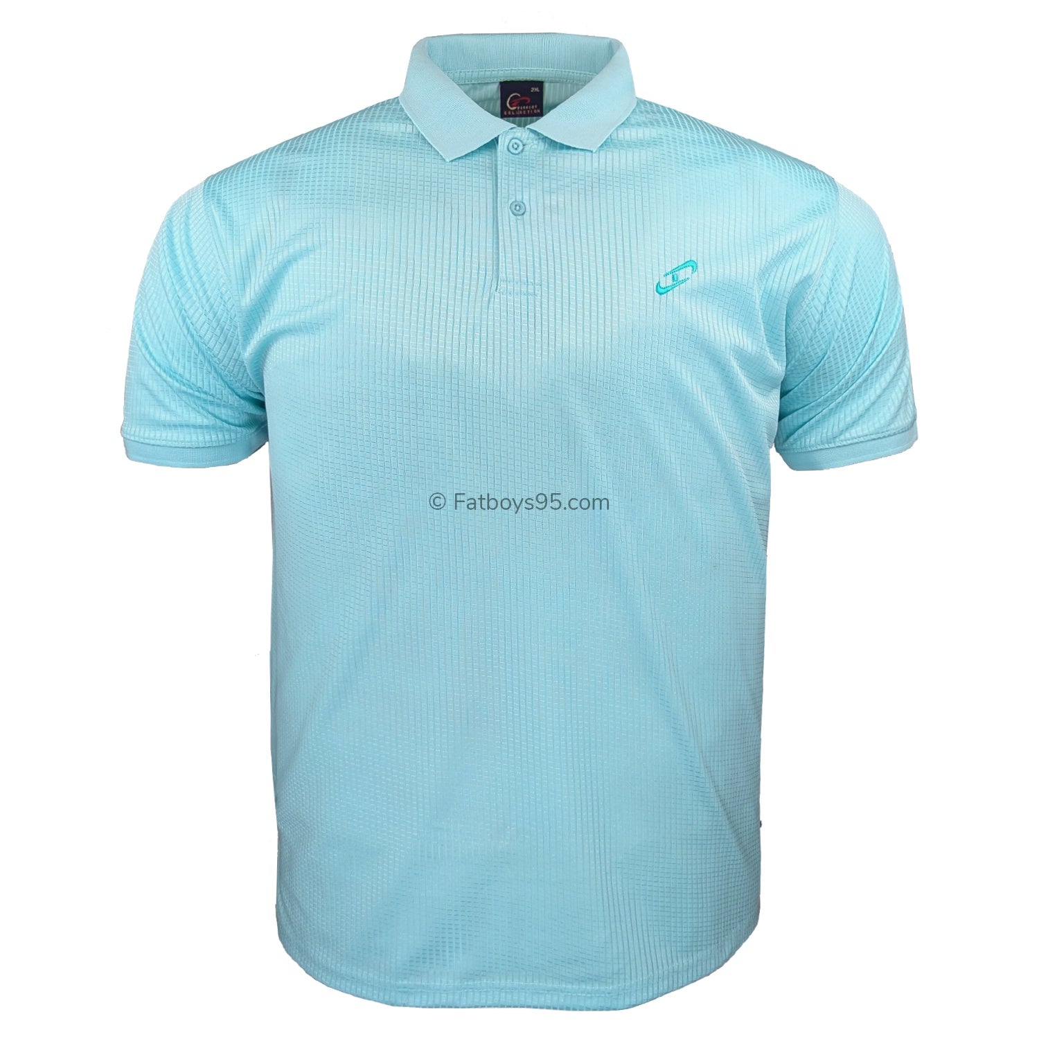 Perfect Collection Plain Mesh Polo - Light Blue 1