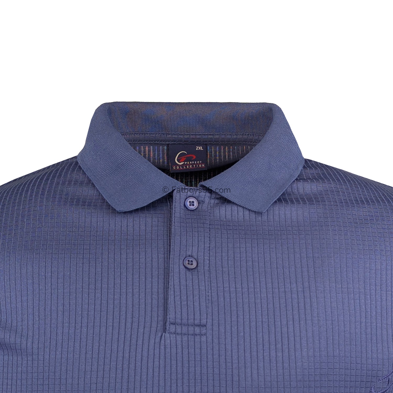 Perfect Collection Plain Mesh Polo - Navy 2